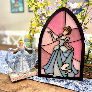 Cinderella "Stained Glass" | 14x9