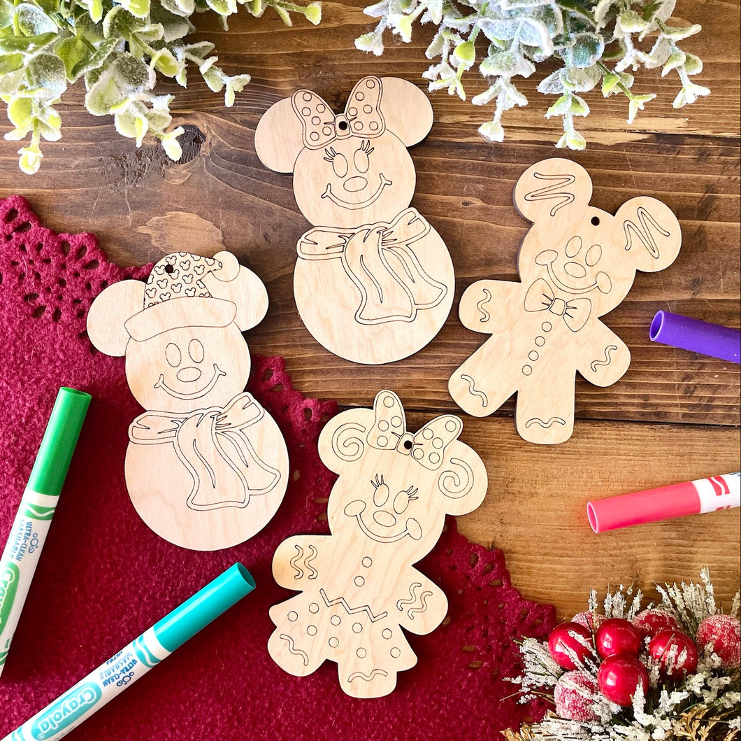 DIY Snowmen/Gingerbread Set