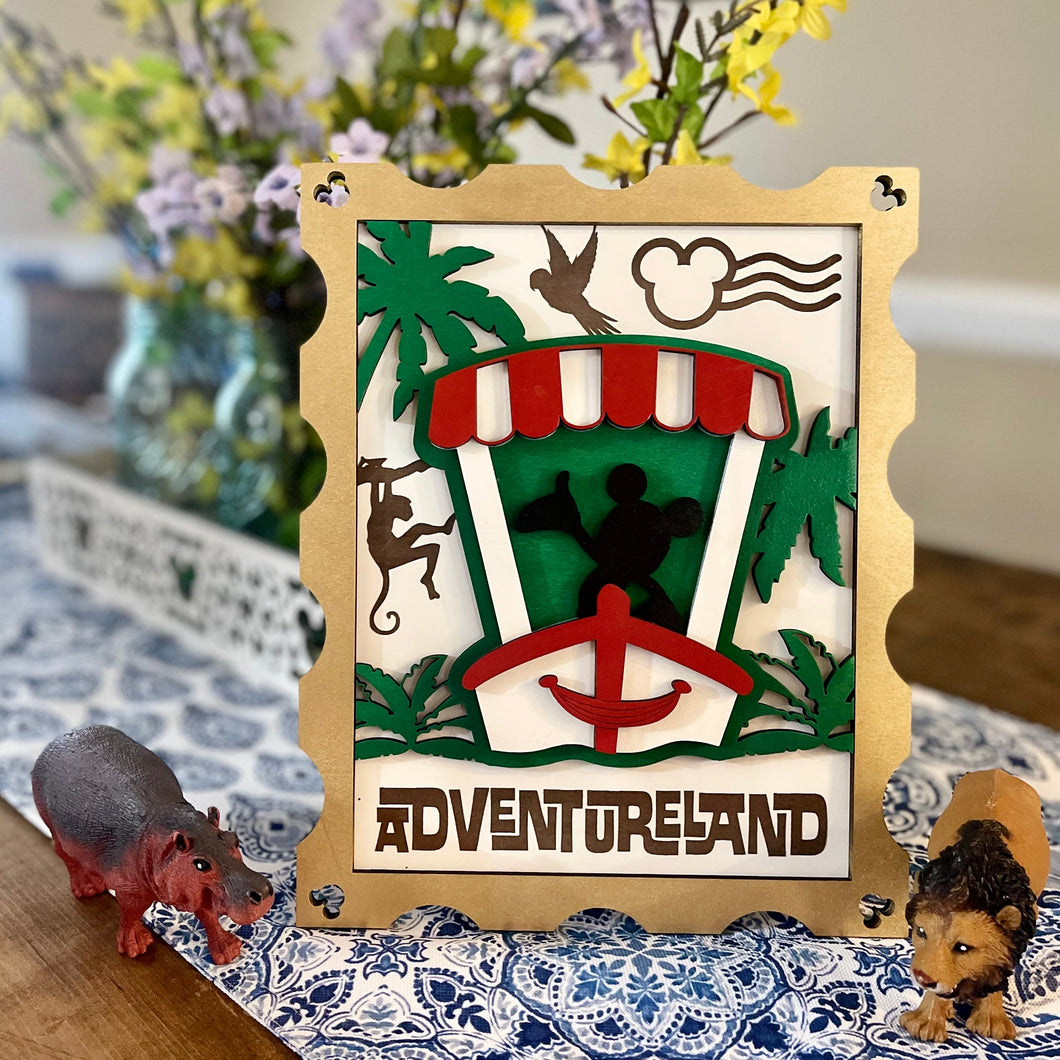 Adventureland Stamp OOPS! | 8x10