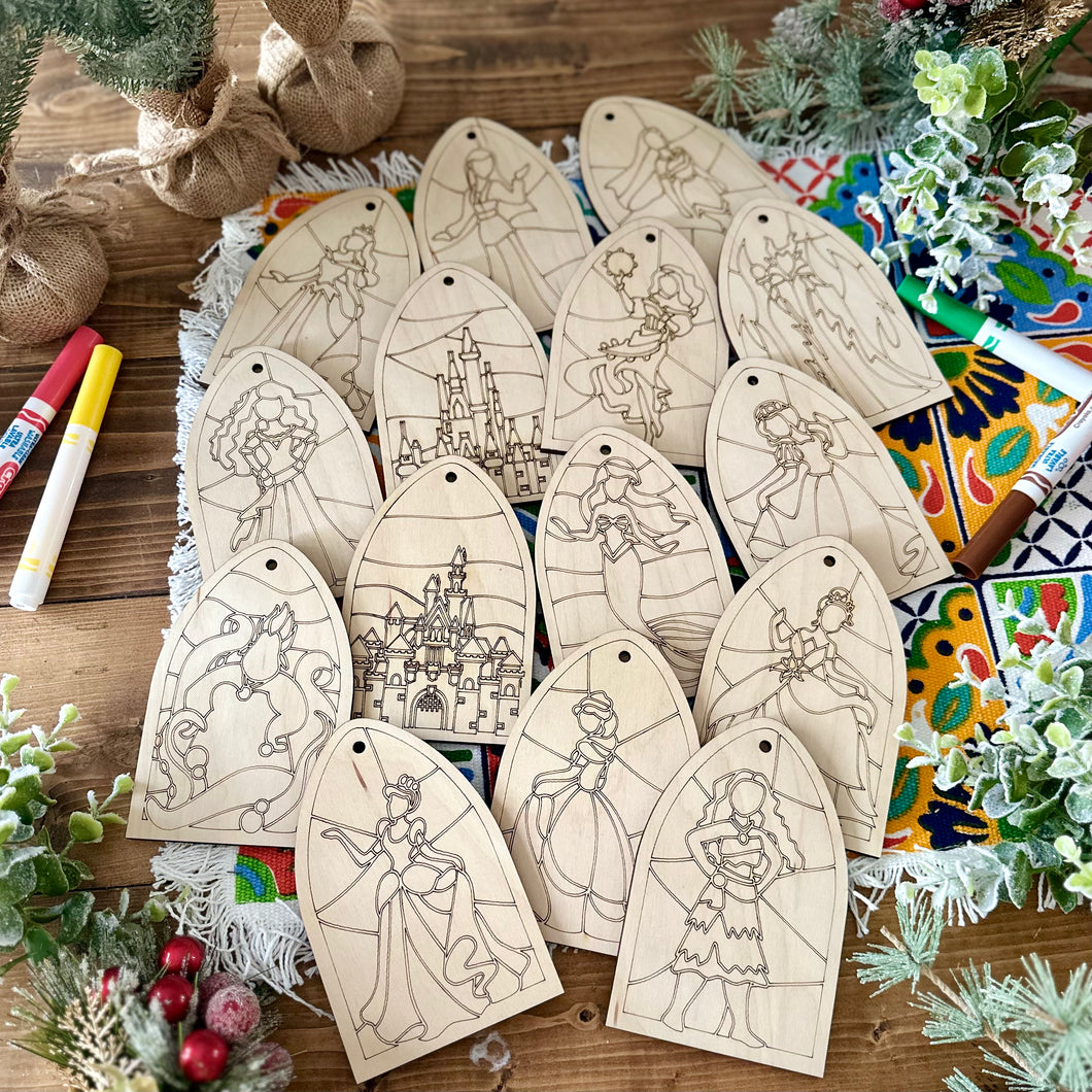 DIY 'Stained Glass' Ornaments