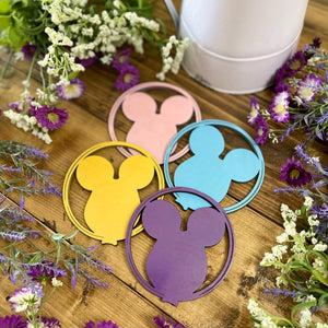 Balloon Coasters set of 4 | 4.5 inches